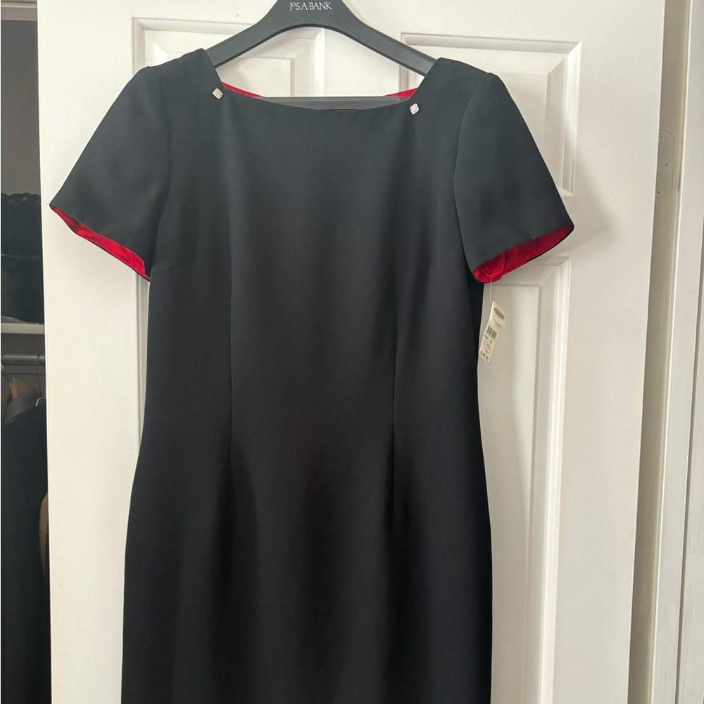 Talbots Black and Red Dress